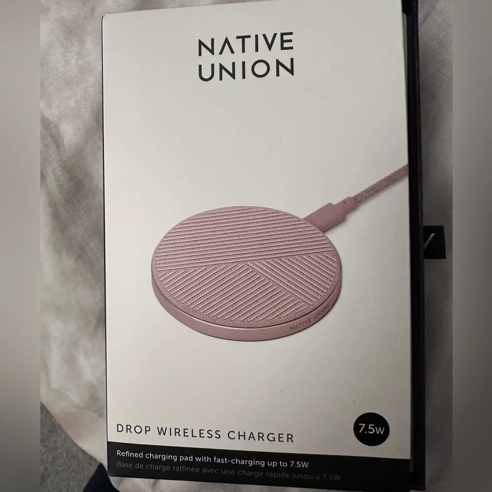 Native Union Wireless Charger Rose Gold